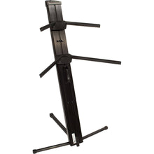 Load image into Gallery viewer, Ultimate Support APEX AX-48 Pro - Black double keyboard stand