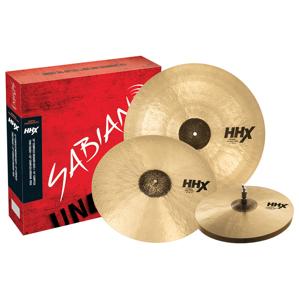 Sabian 15005XCN Cymbal HHX Complex Performance Set