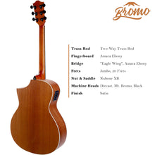 Load image into Gallery viewer, Bromo BAA4CE Auditorium Semi Acoustic Guitar