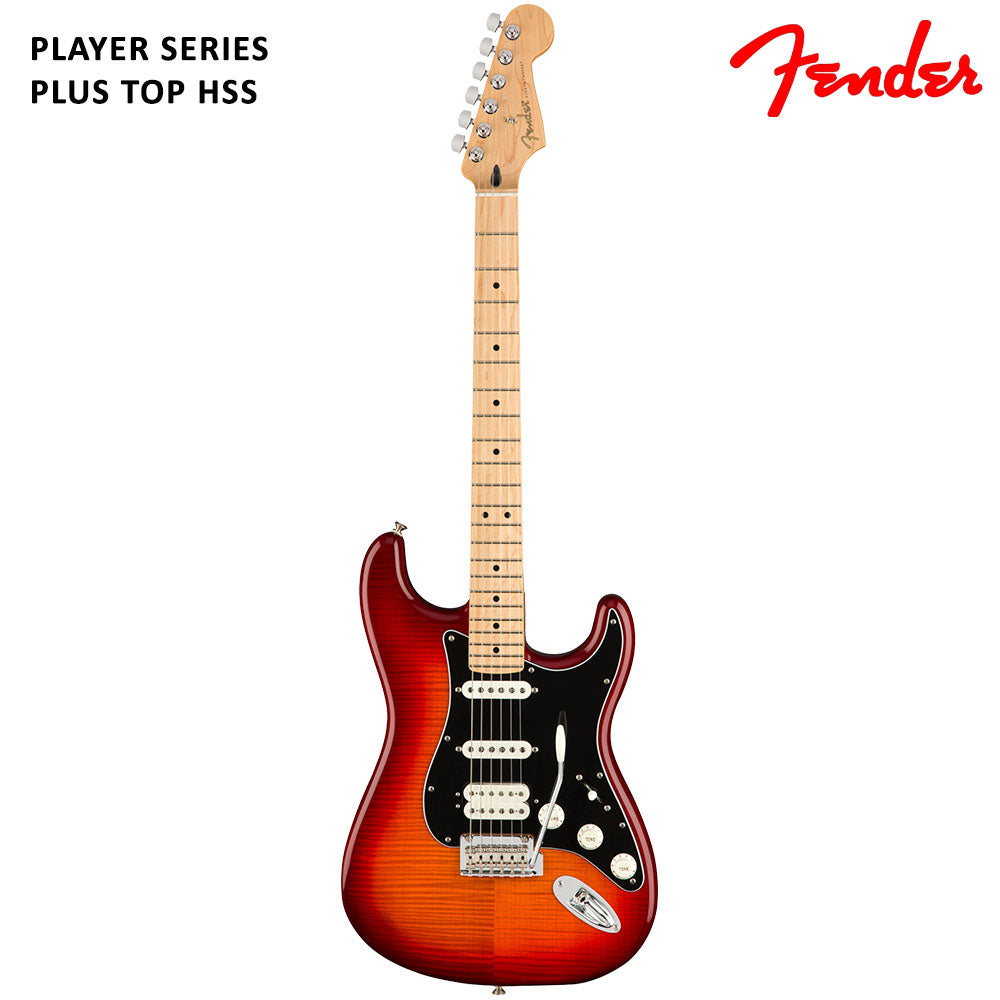 Fender Player Stratocaster HSS Plus Top Aged Cherry Burst Maple 