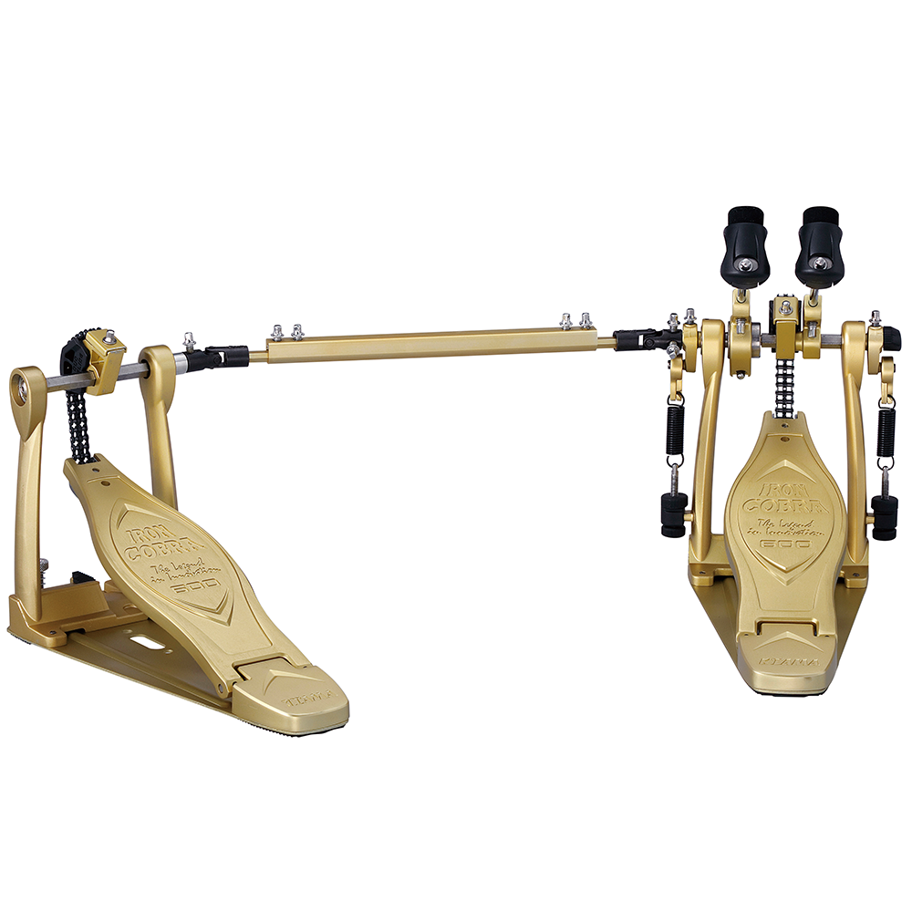 Tama Iron Cobra 600 Single Pedal Duo Glide Gold Finish HP600DTWG