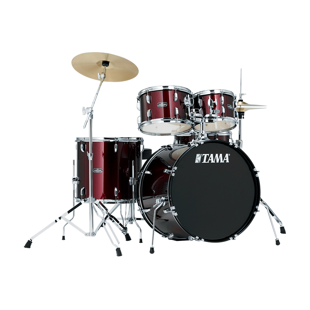 Tama Stagestar 5 piece Drum Kit 18'' W/ Hardware, Throne & Cymbal SG58H5C