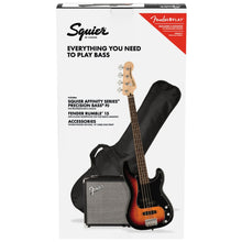Load image into Gallery viewer, Fender Squier Precision PJ Bass Pack Laurel R15 230V EU

