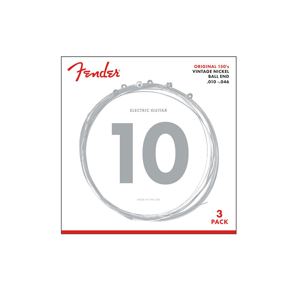 Fender Original 150 Electric Guitar String 150R 10 - 46 3-Pack