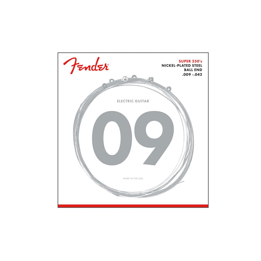 Fender 250H Super 250's Nickel-Plated Steel Electric Guitar String 012-052