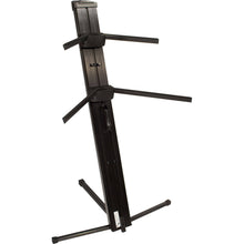 Load image into Gallery viewer, Ultimate Support APEX AX-48 Pro - Black double keyboard stand
