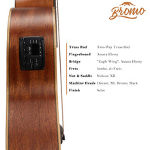 Load image into Gallery viewer, Bromo BAT4CE Auditorium Semi Acoustic Guitar
