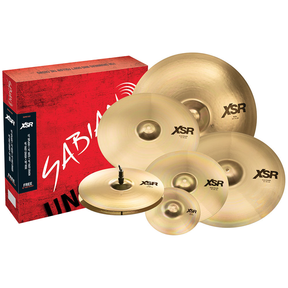 Sabian Cymbal XSR Super Set W/10