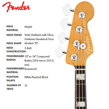 Load image into Gallery viewer, Fender American Ultra Jazz Bass Aged Natural Rosewood W/Case
