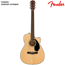 Load image into Gallery viewer, Fender Concert Cutaway Electronics CC60SCE Semi Acoustic Guitar
