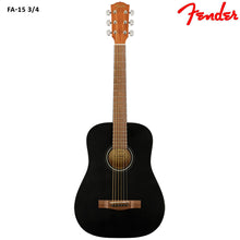 Load image into Gallery viewer, Fender FA-15 3/4 Steel Acoustic Guitar W/Bag
