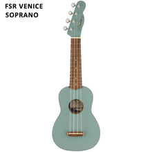 Load image into Gallery viewer, Fender FSR Venice Soprano Sonic Grey Ukulele Walnut

