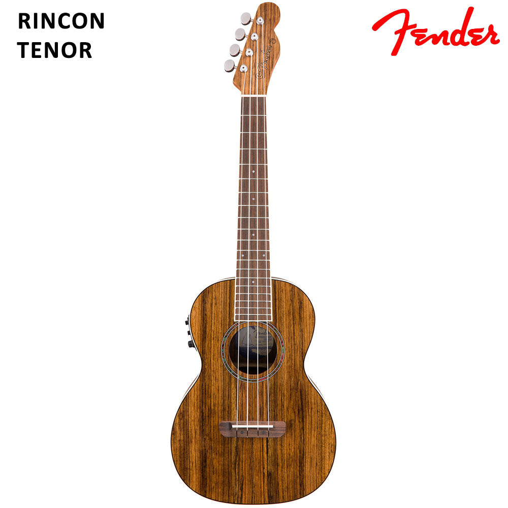 Fender Rincon Tenor Natural Ukulele W/Fishman Preamp & Gigbag