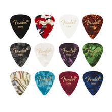Load image into Gallery viewer, Fender 351 Celluloid Medley 12 Picks
