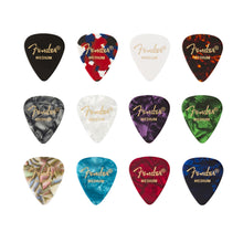 Load image into Gallery viewer, Fender 351 Celluloid Medley 12 Picks
