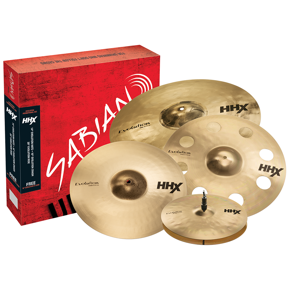 Sabian 15005XEB Cymbal HHX Evolution Performance Set