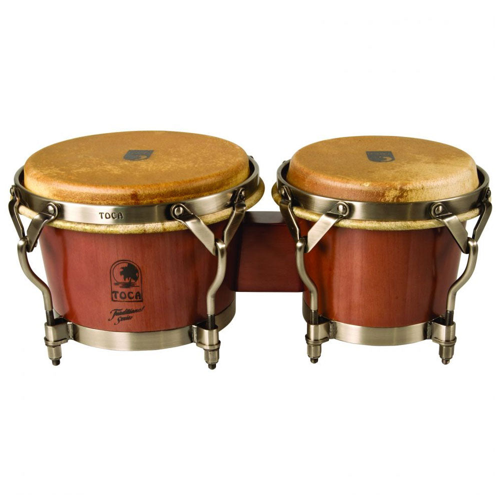Toca 3900D Traditional Series Bongos Dark Walnut
