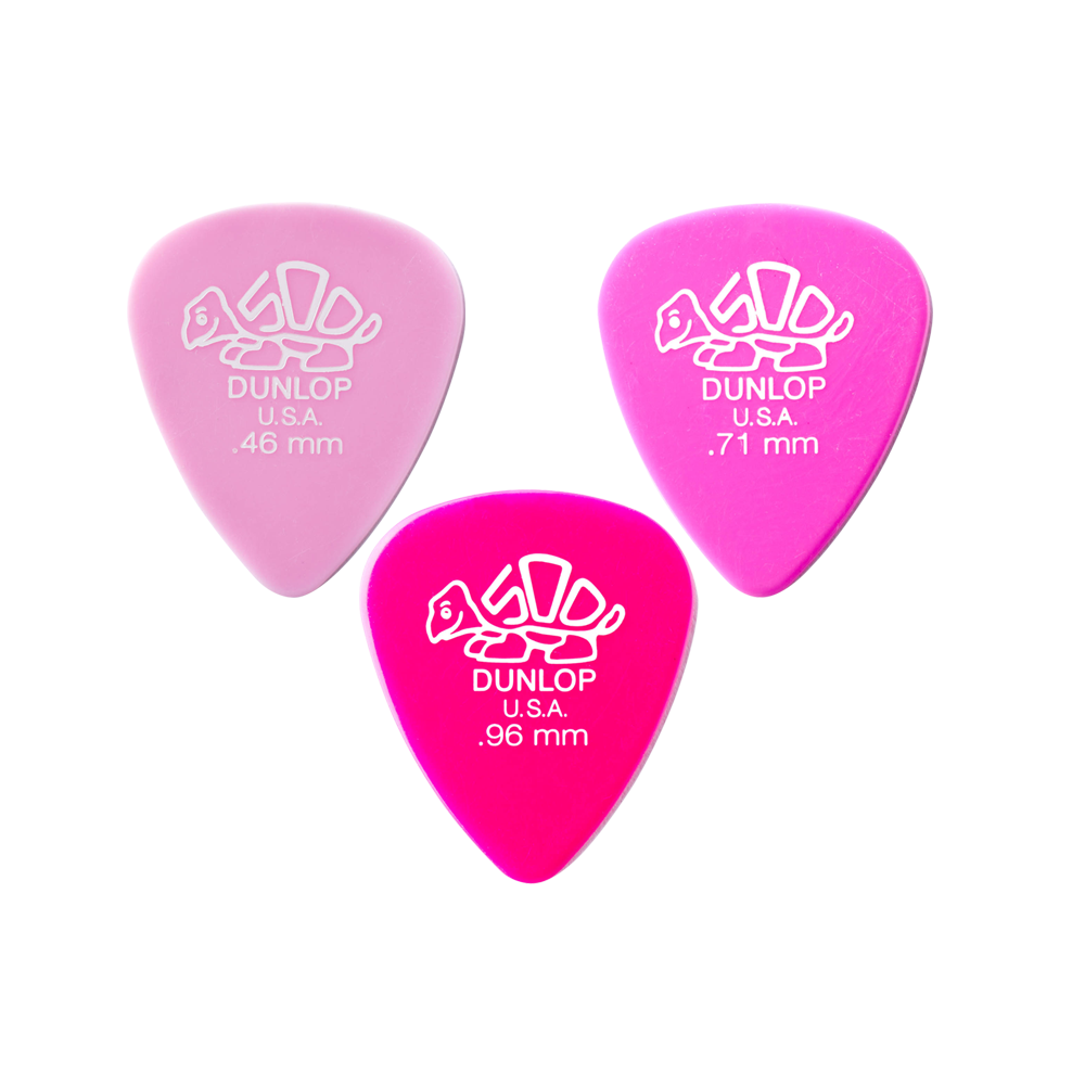 Dunlop Delrin 500 4100 Guitar Picks Standard Gauge