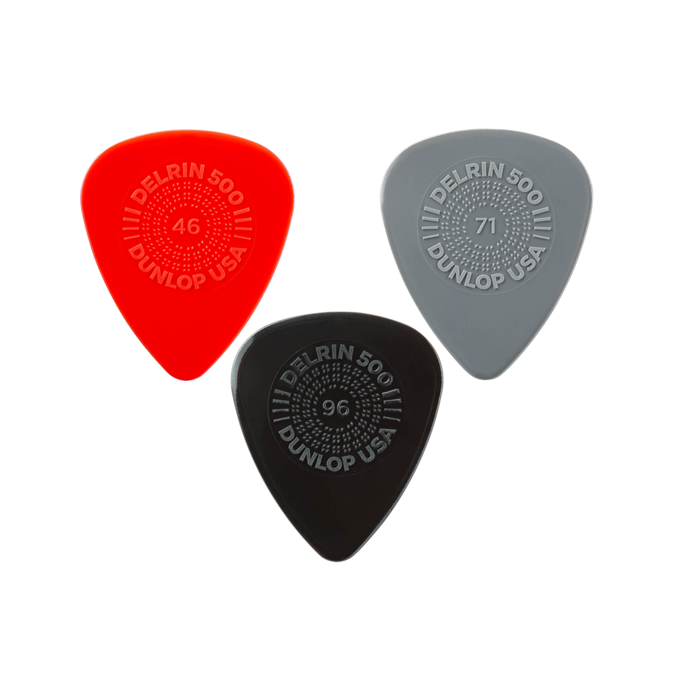 Dunlop Grip 500 Delrin 4500 Guitar Picks Prime