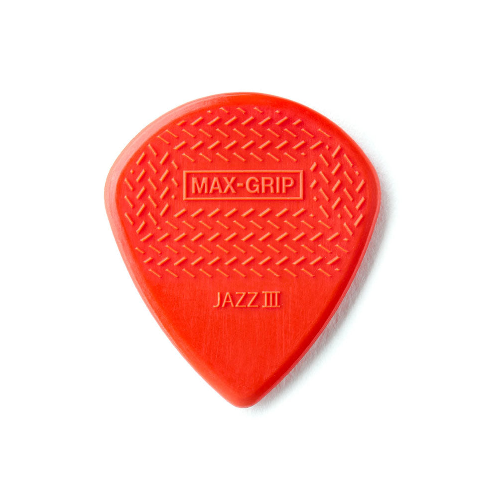 DUNLOP 471R3N PICKS NYLON MAX GRIP JAZZ 24 PIECES IN A BAG