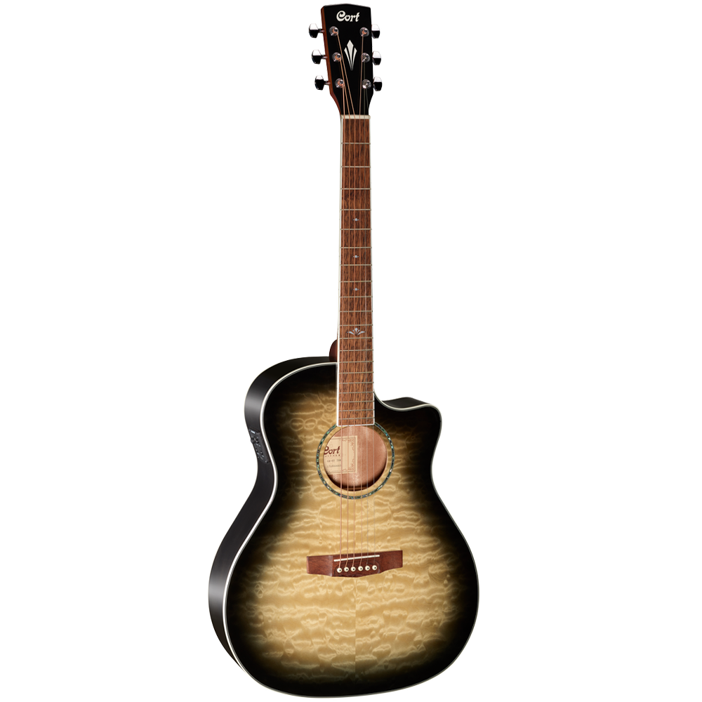 Cort GA QF Semi Acoustic Guitar