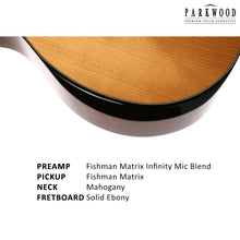 Load image into Gallery viewer, Parkwood Grand Auditorium Semi Acoustic Guitar GA980ADK
