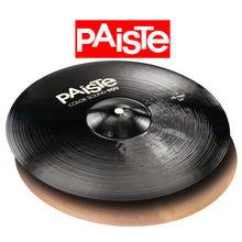 Load image into Gallery viewer, Paiste Colored Sound 900 Black Hi Hat 14&quot;
