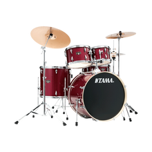 Load image into Gallery viewer, Tama Imperial Star 5 Piece Drum Kit 20&#39;&#39; W/ Hardware &amp; Throne IE50H6W
