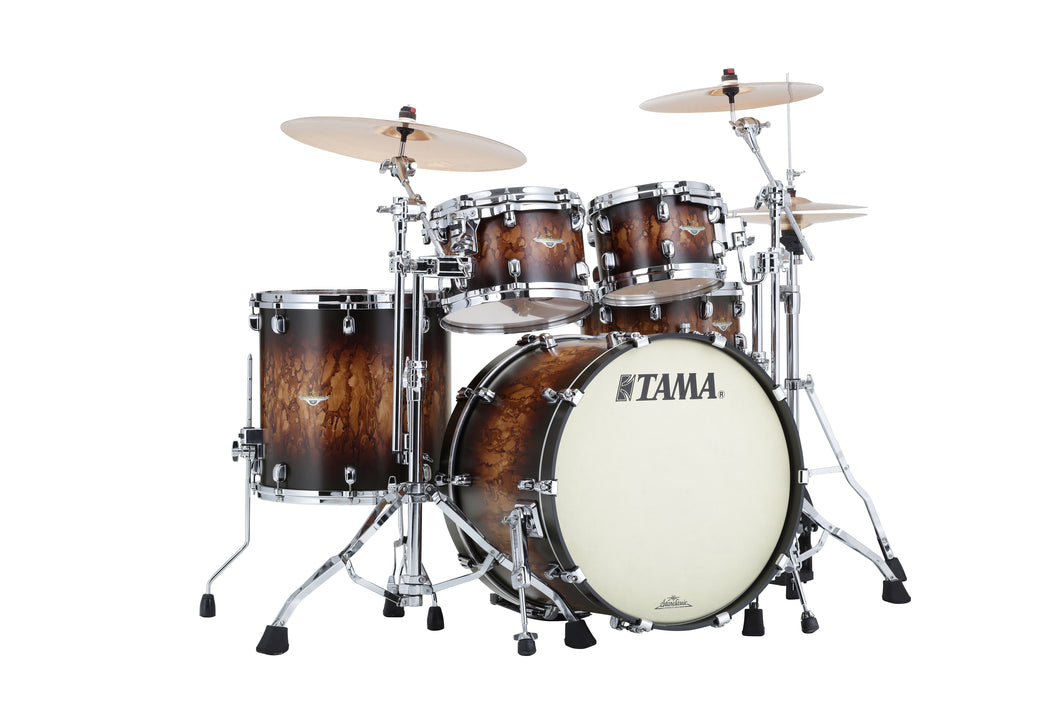 Tama Starclassic Maple 5 Piece Drum Shell Set 22'' MA42TZBNS Molten Electric Brown Burst