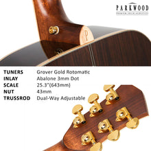 Load image into Gallery viewer, Parkwood Dreadnought Acoustic Guitar P810ADK
