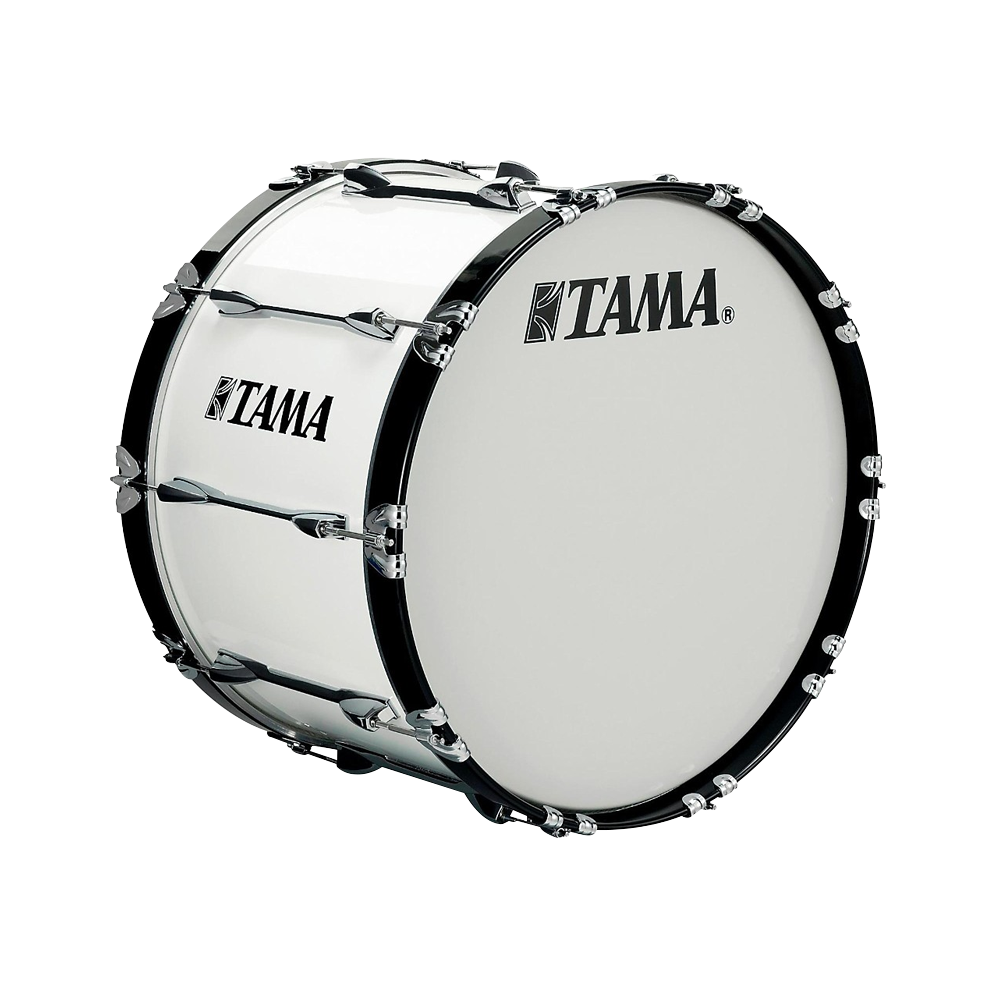Tama R2814BK Marching Bass Drum White