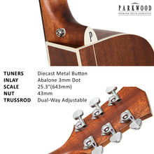 Load image into Gallery viewer, Parkwood OM Body Acoustic Guitar S62
