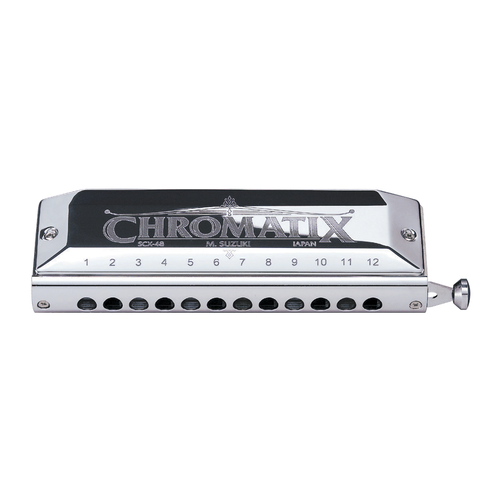 Suzuki Harmonicas Chromatic Reverse Slider SCX 48CH Key C