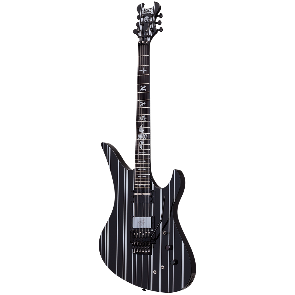 Schecter Synyster Gates Custom-S Black w/Silver Electric Guitar