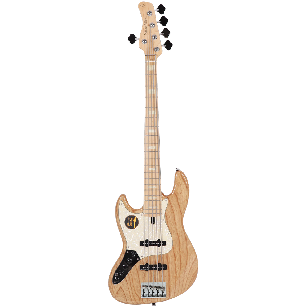Sire V7 SWAMP ASH 5 STRING Natural LH Bass Guitar