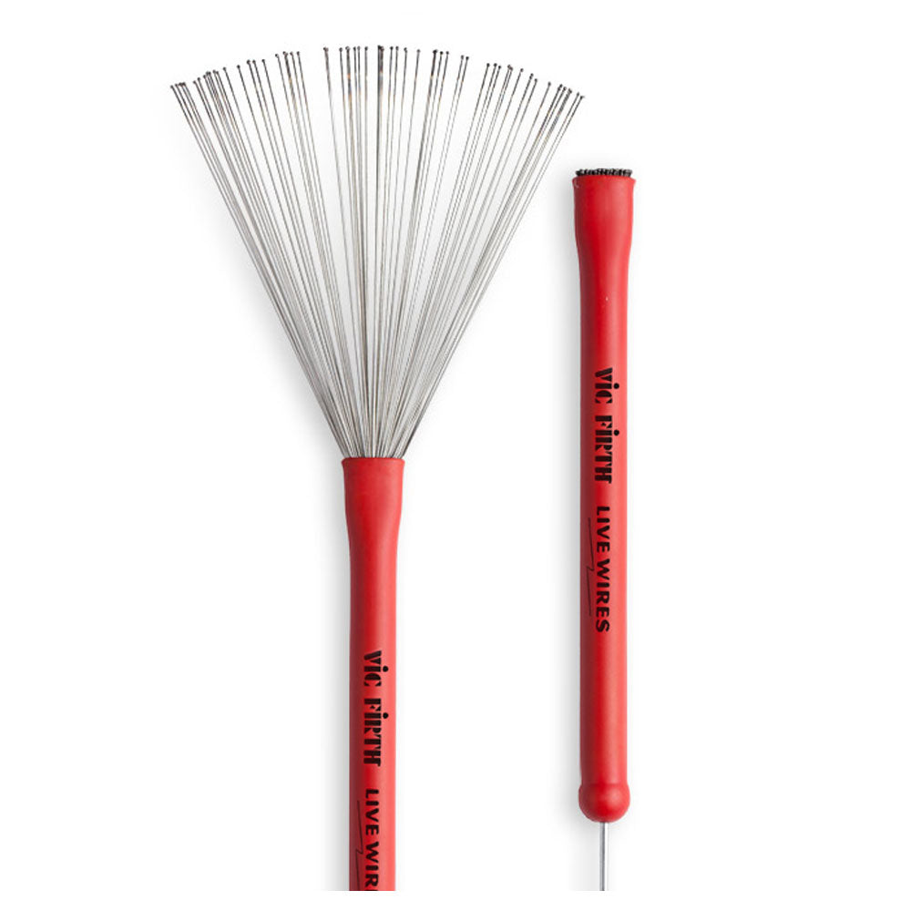 VIC FIRTH DRUM WIRE BRUSH LIVE WIRES LW