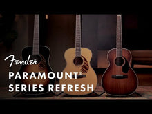 Load and play video in Gallery viewer, Fender PD-220E Dreadnought Semi Acoustic Guitar W/Case
