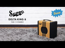 Load and play video in Gallery viewer, Supro Amplifier Delta King 8 Tweed/Black 1818TB
