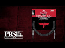 Load and play video in Gallery viewer, PRS 25ft Classic Instrument Cable - Straight Black
