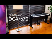 Load and play video in Gallery viewer, Yamaha DGX-670B 88-Keys Portable Digital Grand Piano
